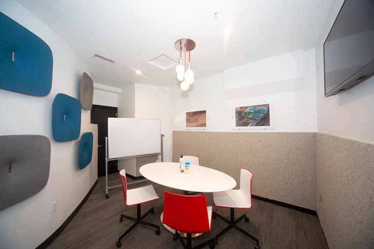 Mini Conference Room — 4-person huddle room on State Street in downtown Santa Barbara