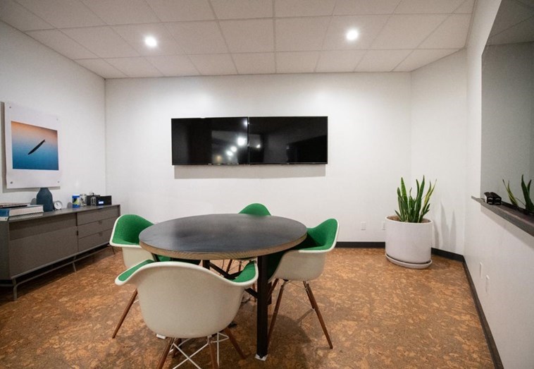Harbor Conference Room — 6-person meeting room in Santa Barbara's Funk Zone